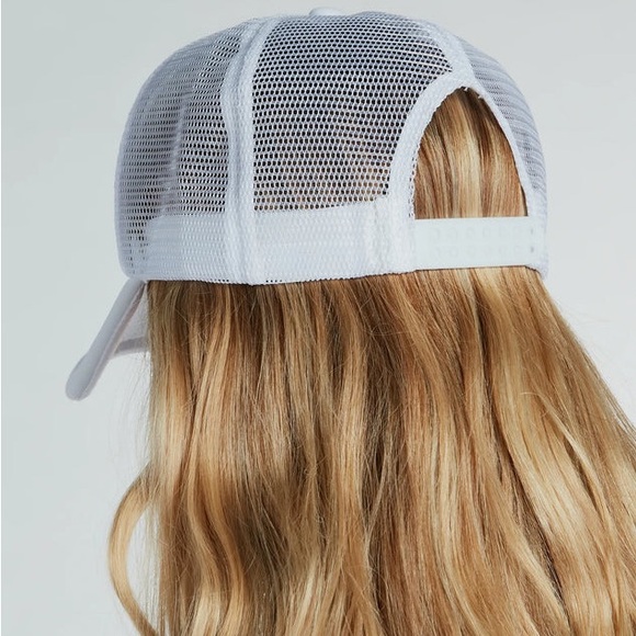 White Trucker Hat with Cowboys & Tequila - Picture 2 of 2